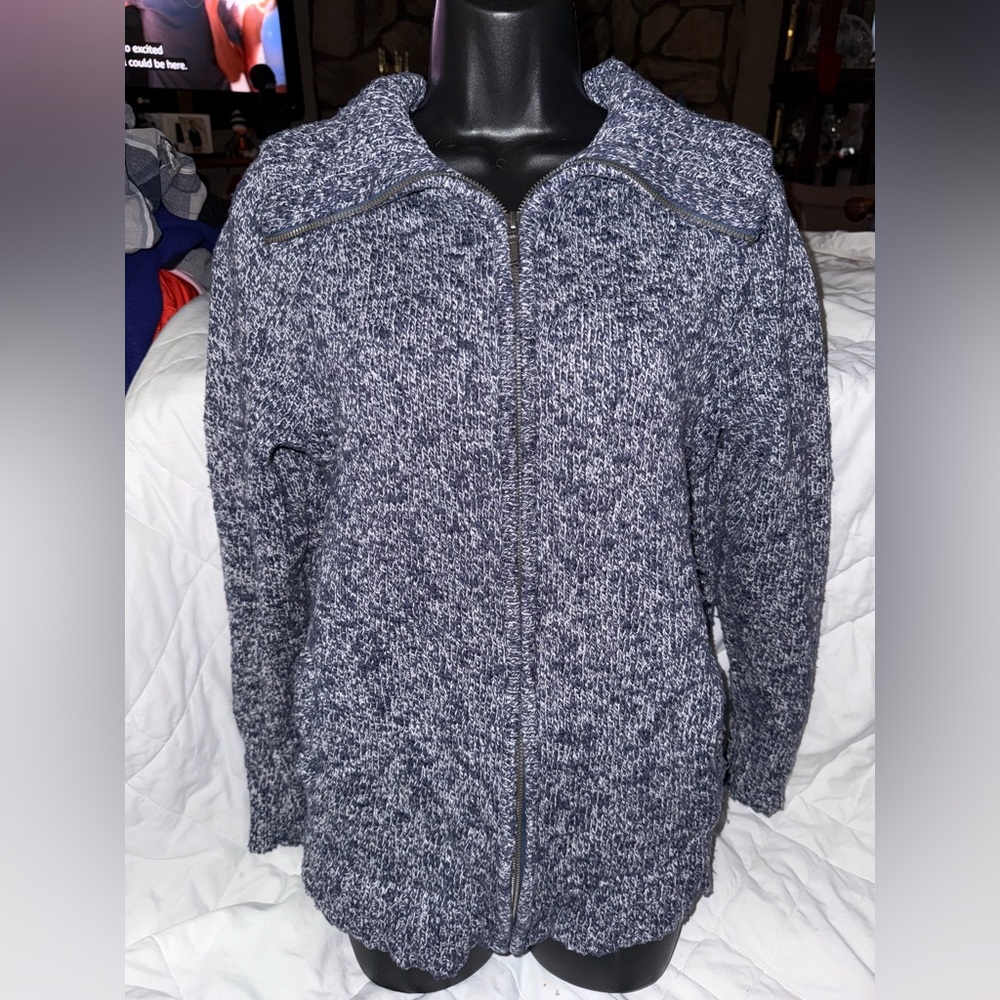 LL Bean Full Zip Cardigan Sweater